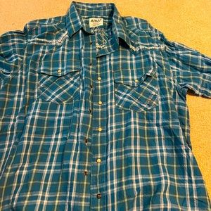 Ariat, size XL long sleeve flannel like new